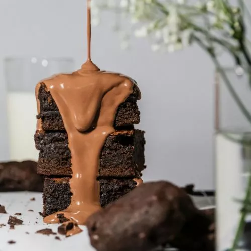 Brownie With Hot Chocolate