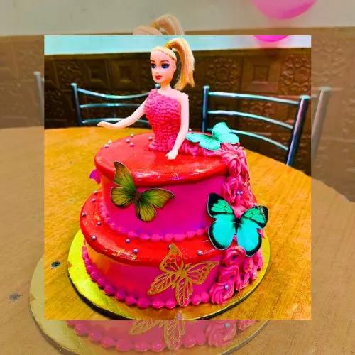 Doll Designed Cake