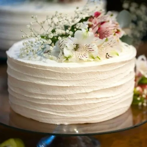 White Forest Cake
